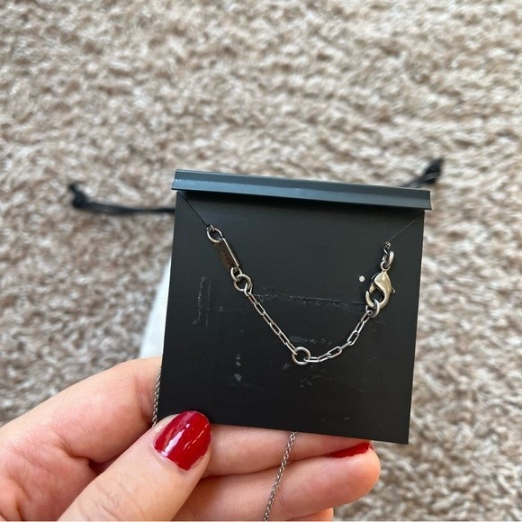 Coach Jet Flower Charm Necklace - Picture 3 of 4